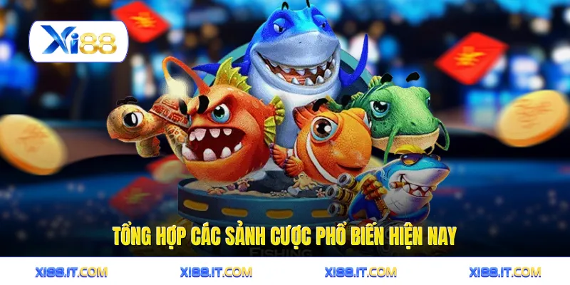 Bắn cá 6 Tổng hợp các sảnh cược phổ biến hiện nay